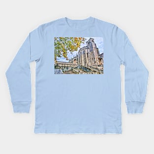 Convent of the Order of Christ. Tomar. Portugal. Kids Long Sleeve T-Shirt